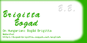 brigitta bogad business card